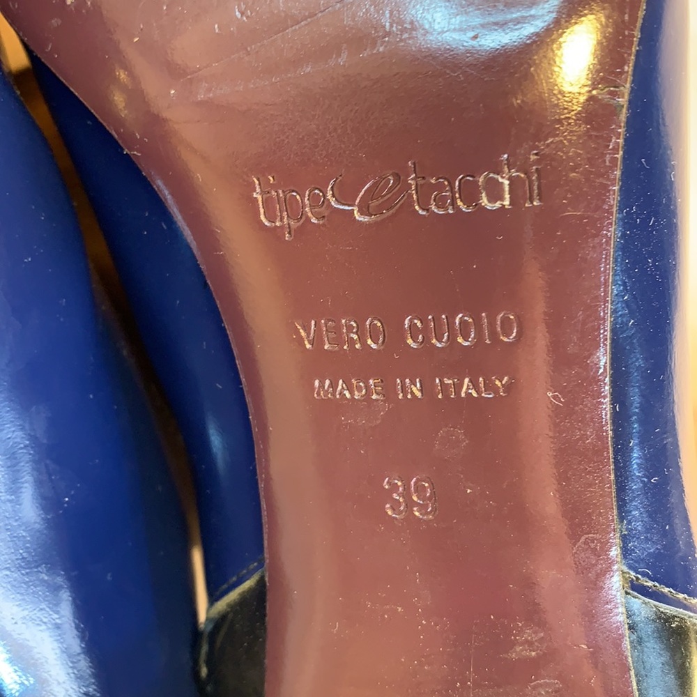 Tipe E Tacchi leather kitty heel made in Italy - Picture 12 of 16